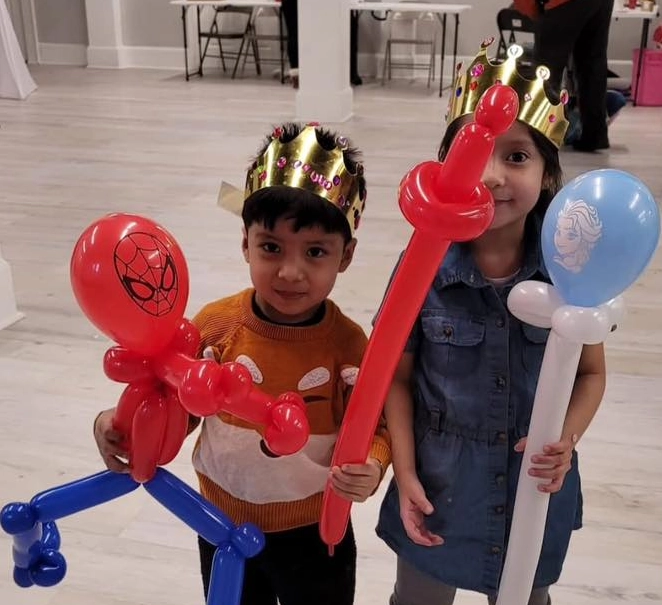 Spider-Man balloon sculpture